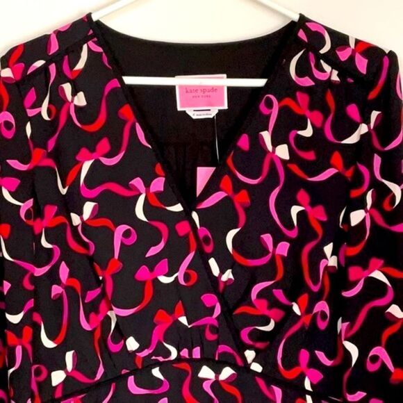 KATE SPADE NWT RIBBON DRESS SIZE 6 - Picture 11 of 12